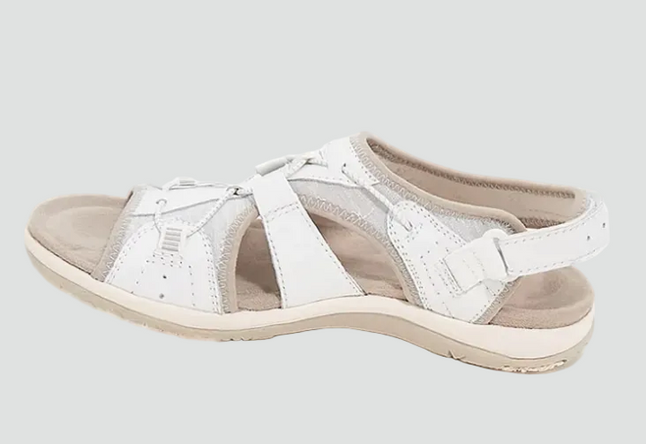 Comfortable sporty sandals with a closed design and open toes