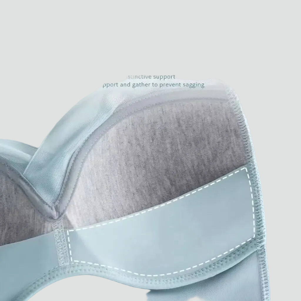 Seamless stretchy push-up top bra