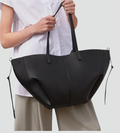 Stylish spacious women's shopper shoulder bag