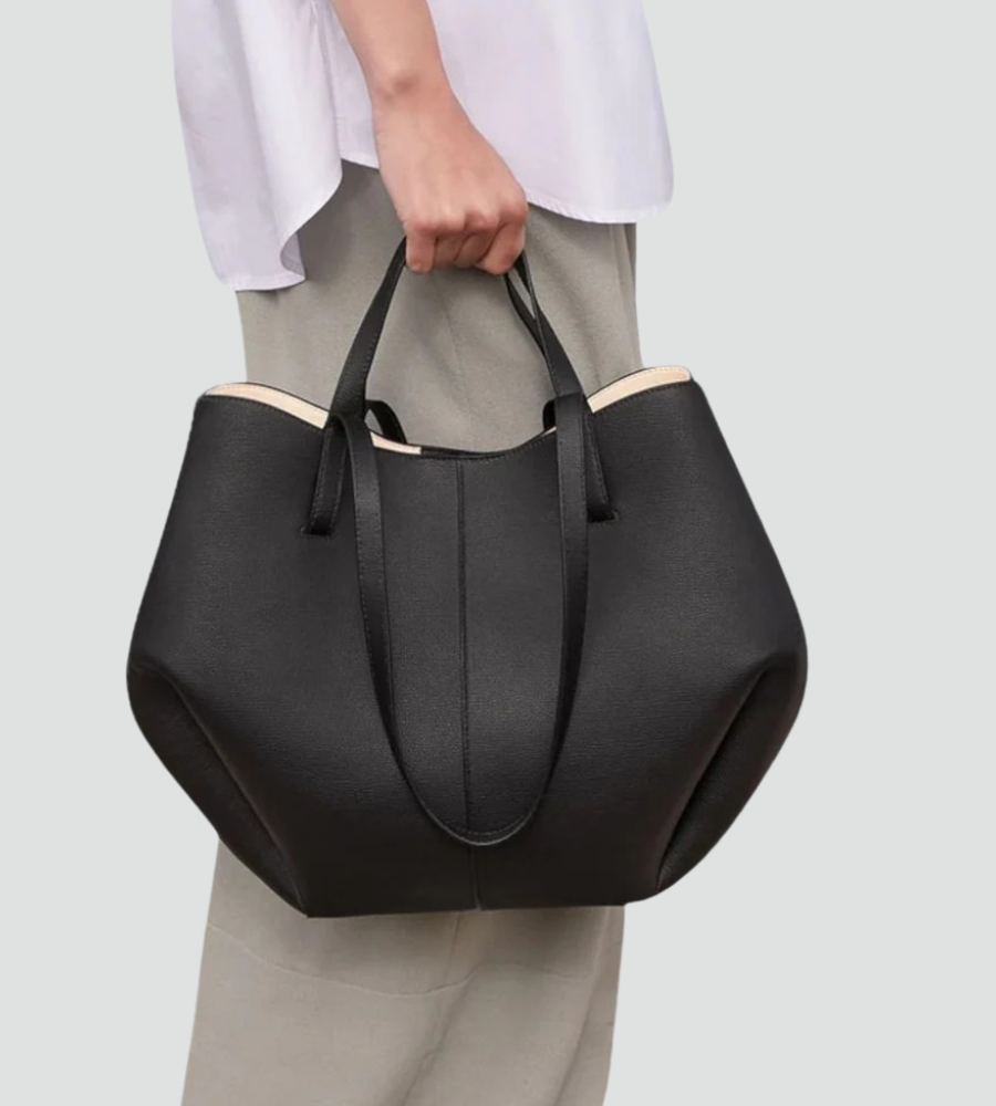 Stylowa pojemna damska torba shopper na ramię