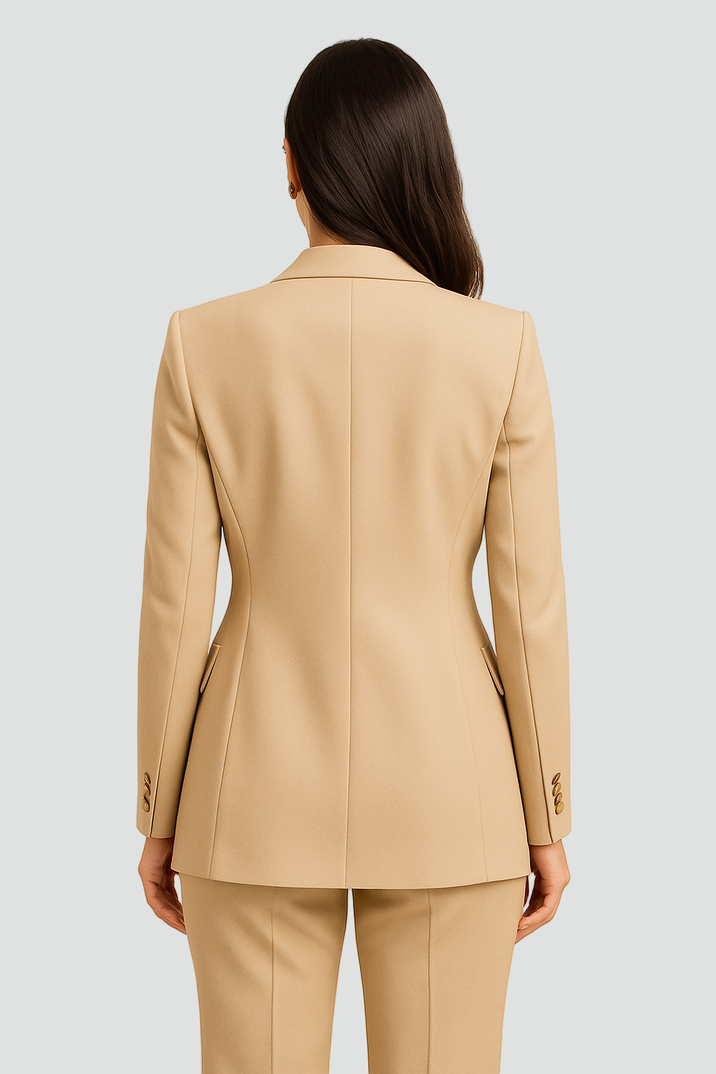 Taliowana marynarka damska do biura elegancka