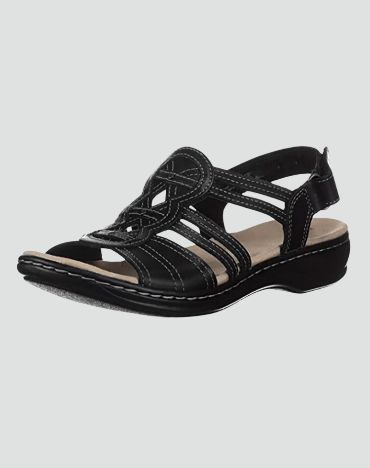 Comfortable orthopedic sandals with Velcro straps for summer
