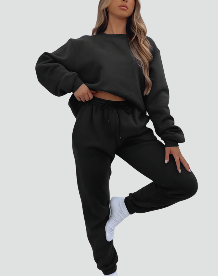 Ensemble confortable en tricot pour femme, idéal pour tous les jours
