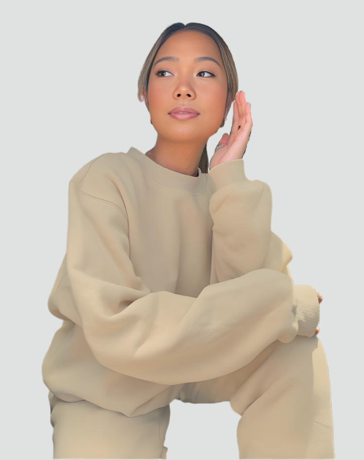 Ensemble confortable en tricot pour femme, idéal pour tous les jours