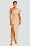 Sensual Elegant Evening Dress for Women with Slit