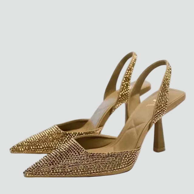 Dames elegante slingback pumps voor avondgelegenheden