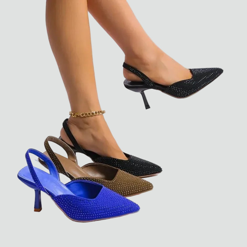 Dames elegante slingback pumps voor avondgelegenheden