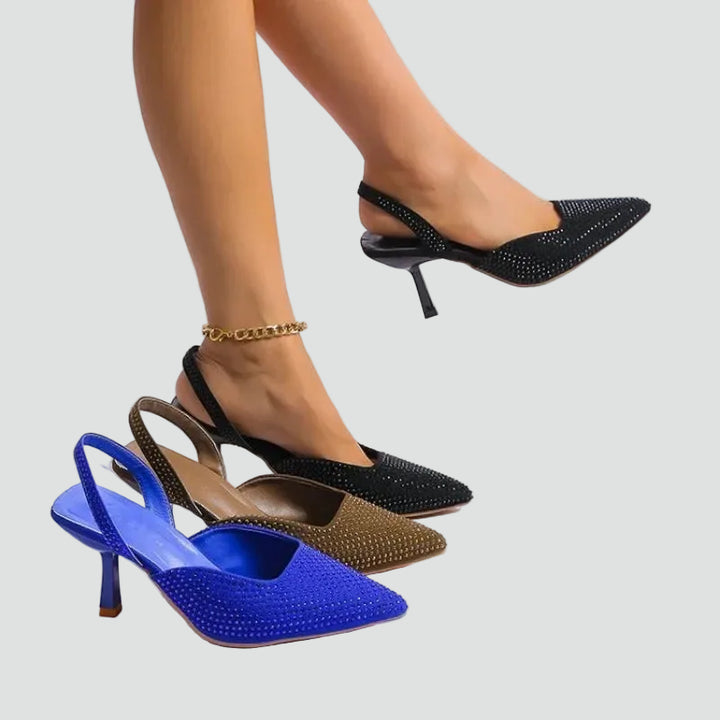 Dames elegante slingback pumps voor avondgelegenheden
