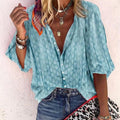 Blouse pour femme à motifs et coupe ample