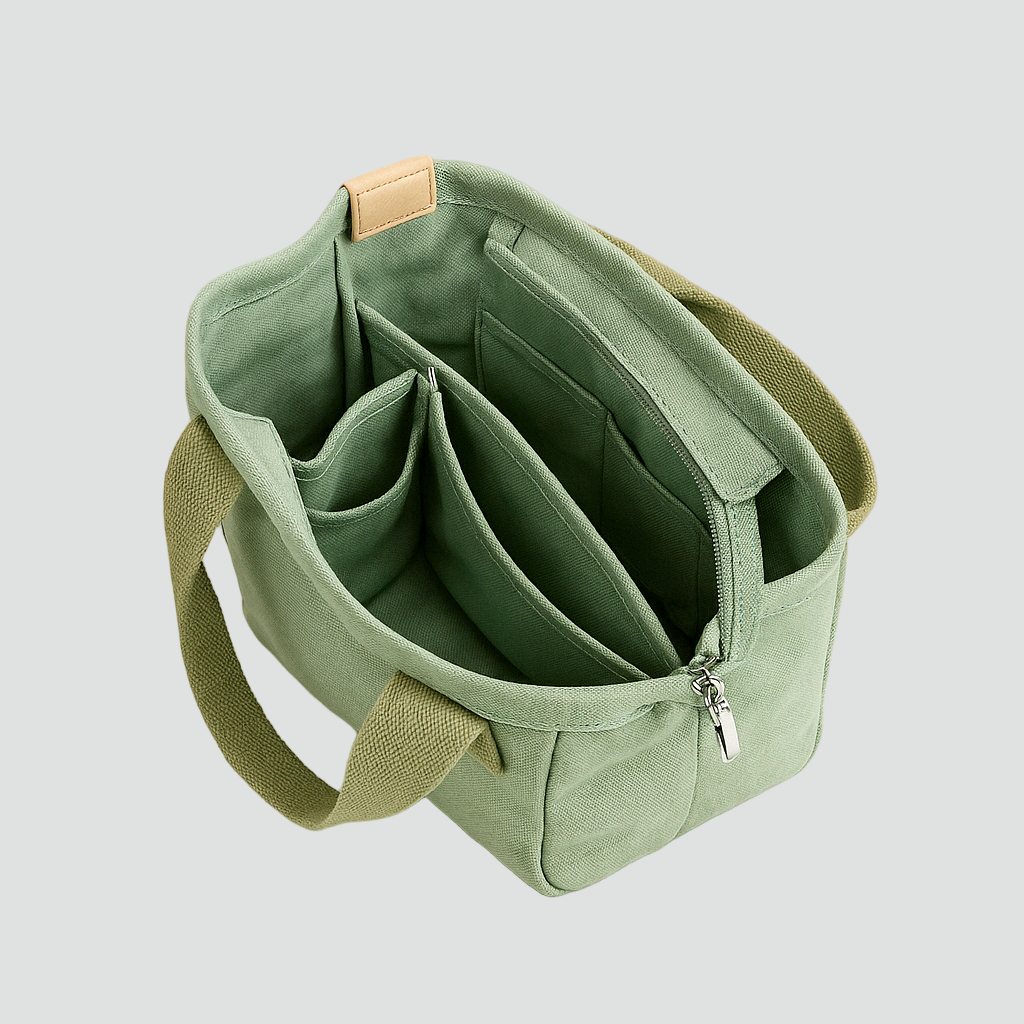 Pojemna miejska torba organizer na ramię dla kobiet