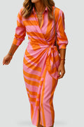 Robe femme à coupe portefeuille avec motif floral