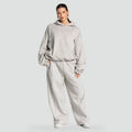 Ensemble deux pièces pour femme avec sweat à capuche et pantalon large
