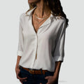 Elegant Women's Blouse with Long Sleeves
