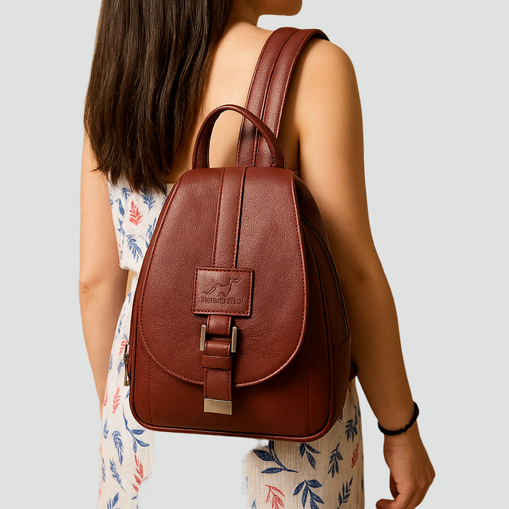 Stylowy plecak damski skórzany miejski na co dzień