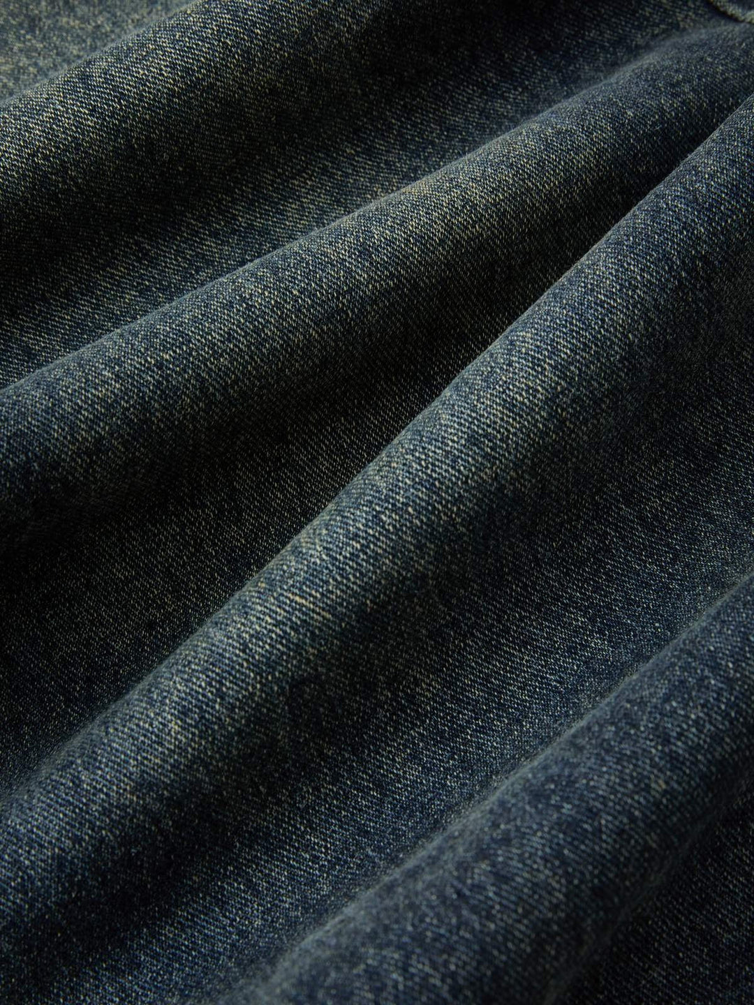 Jeansy wide leg damskie baggy z efektem sprania