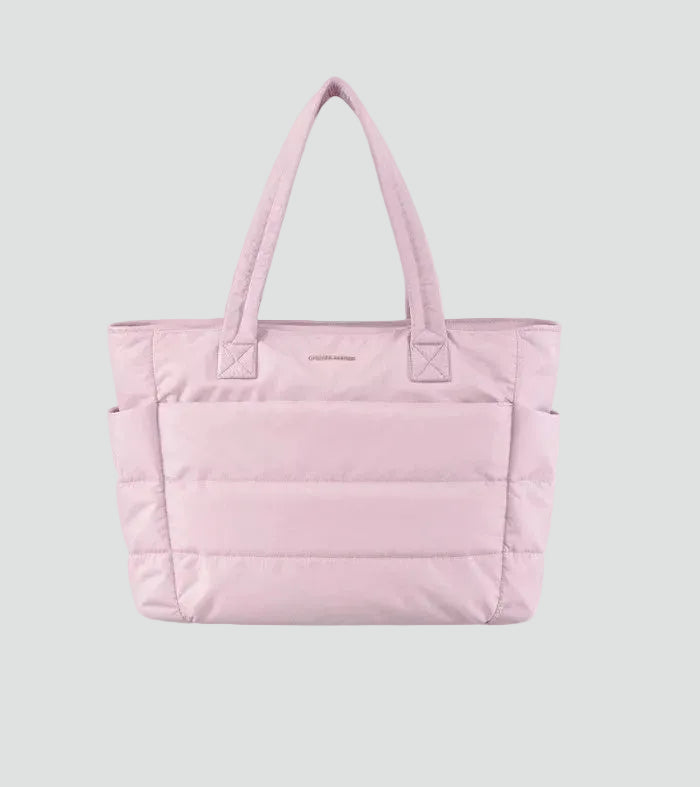 Women's Quilted Shopper Bag Large Spacious Puffer Bag Shoulder