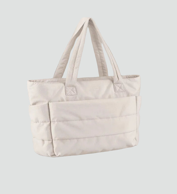 Women's Quilted Shopper Bag Large Spacious Puffer Bag Shoulder