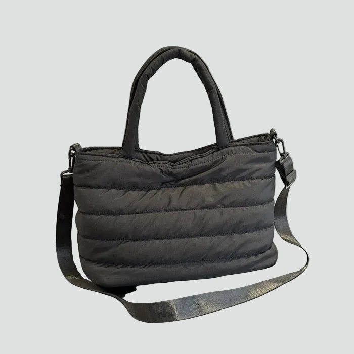 Women's Quilted Shopper Bag Large Spacious Puffer Bag Shoulder