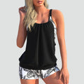 Women's slimming tankini swimsuit with shorts for the beach