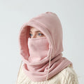 Women's winter fleece balaclava with face and neck protection