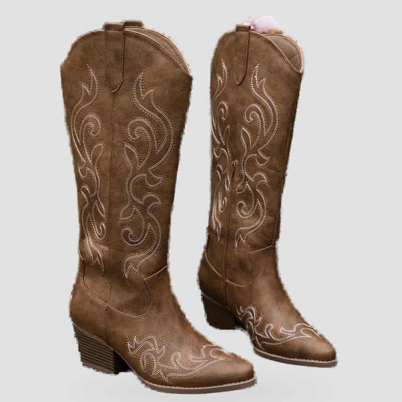 kowbojki-damskie-z-haftem-i-blokowym-obc-4