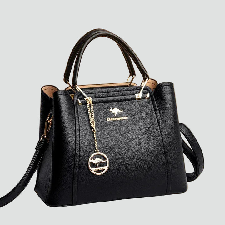 Duża elegancka torebka damska na ramię ze skóry ekologicznej