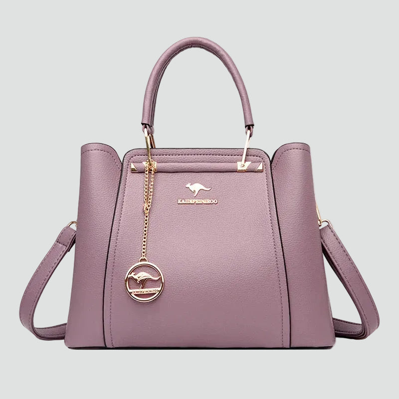 Duża elegancka torebka damska na ramię ze skóry ekologicznej