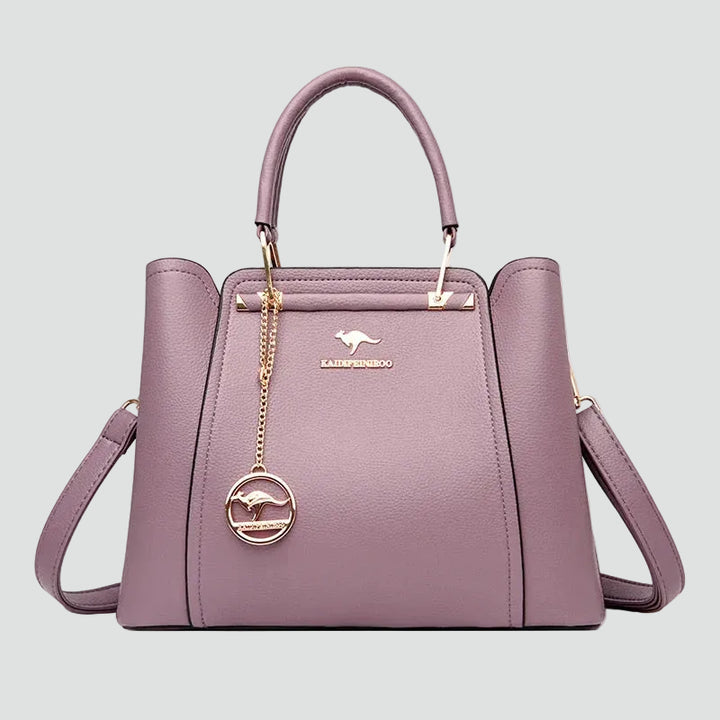 Duża elegancka torebka damska na ramię ze skóry ekologicznej