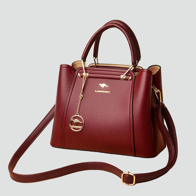 Duża elegancka torebka damska na ramię ze skóry ekologicznej