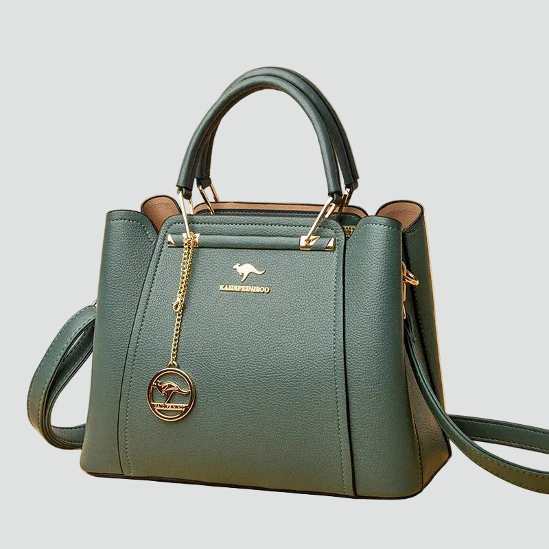 Duża elegancka torebka damska na ramię ze skóry ekologicznej