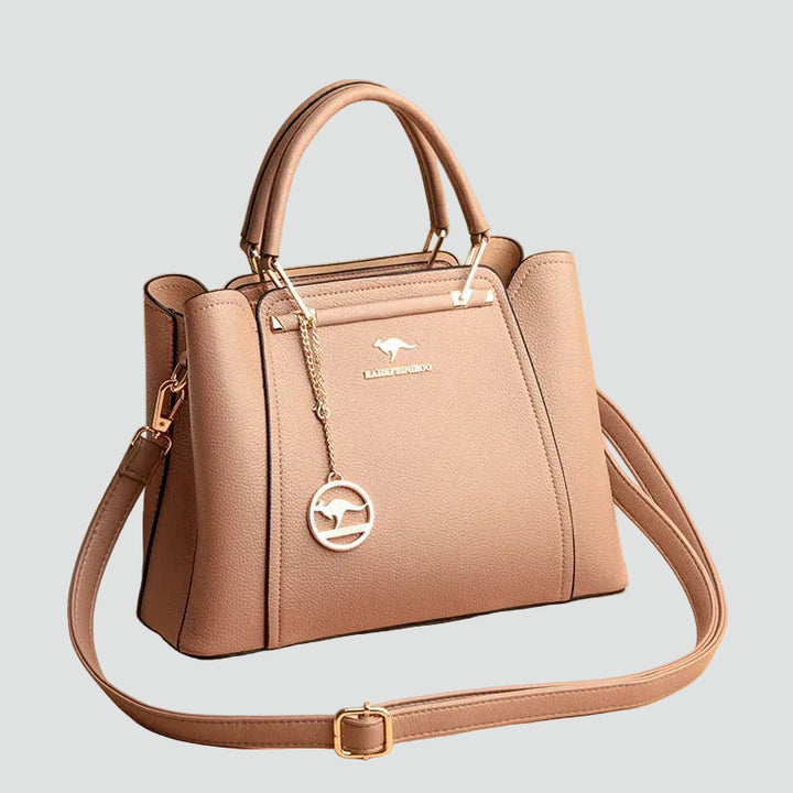 Duża elegancka torebka damska na ramię ze skóry ekologicznej