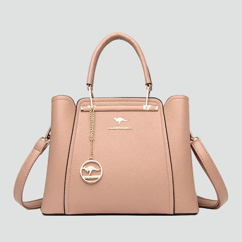 Duża elegancka torebka damska na ramię ze skóry ekologicznej