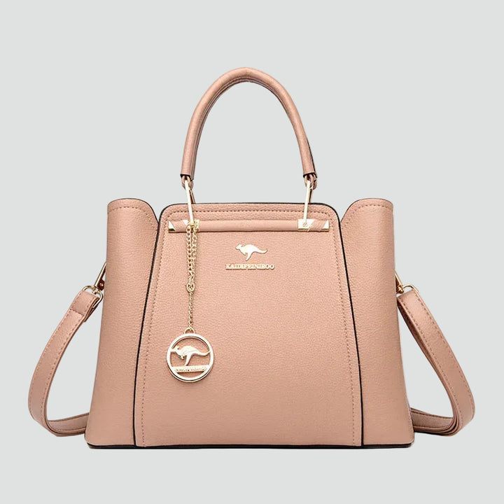 Duża elegancka torebka damska na ramię ze skóry ekologicznej