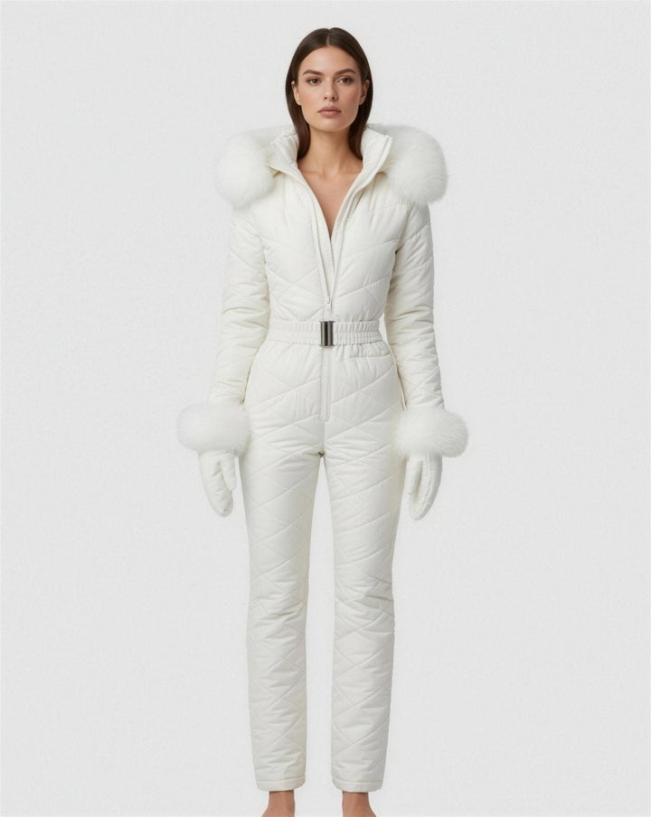 Combinaison de ski femme blanche