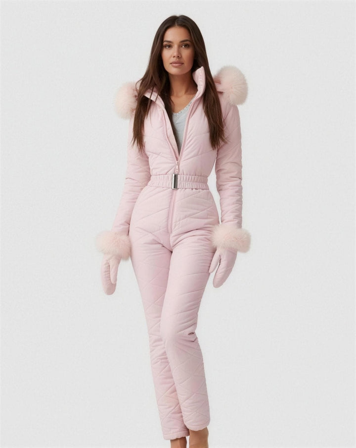 Combinaison de ski femme rose