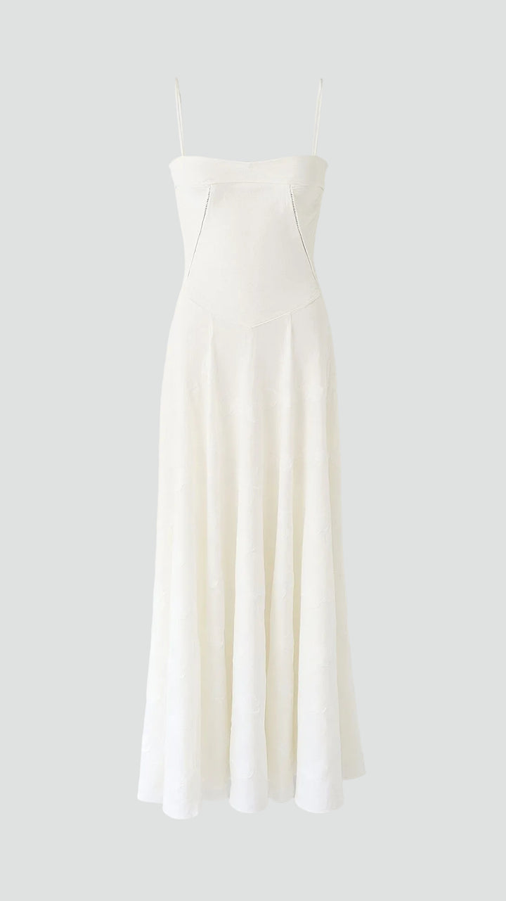 Elegancka sukienka maxi damska na ramiączkach cocktail dress