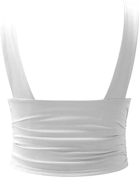 Women's Top Elegant Bodysuit Deep V-Neck Ruched Formal
