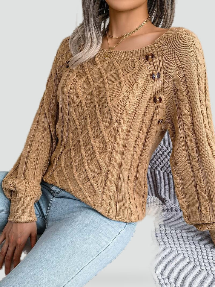 stylowy-sweter-damski-z-guzikami-i-wzore-7
