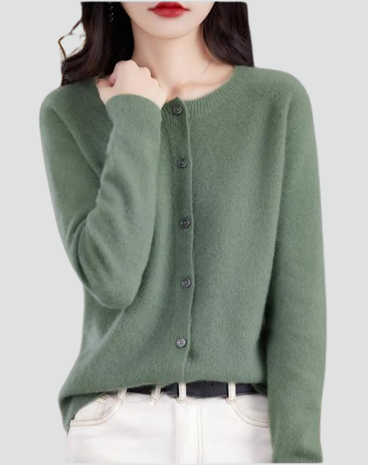 Women’s Merino Wool and Cashmere Cardigan