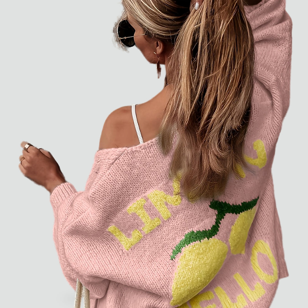 sweter-damski-z-cytrynowym-wzorem-i-lu-n-3