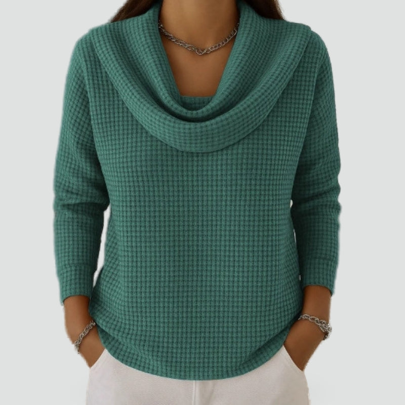 sweter-damski-z-golfem-waffle-w-stylu-ca-1