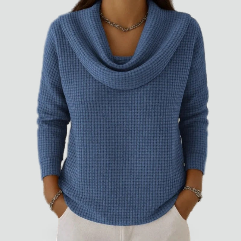 sweter-damski-z-golfem-waffle-w-stylu-ca-2