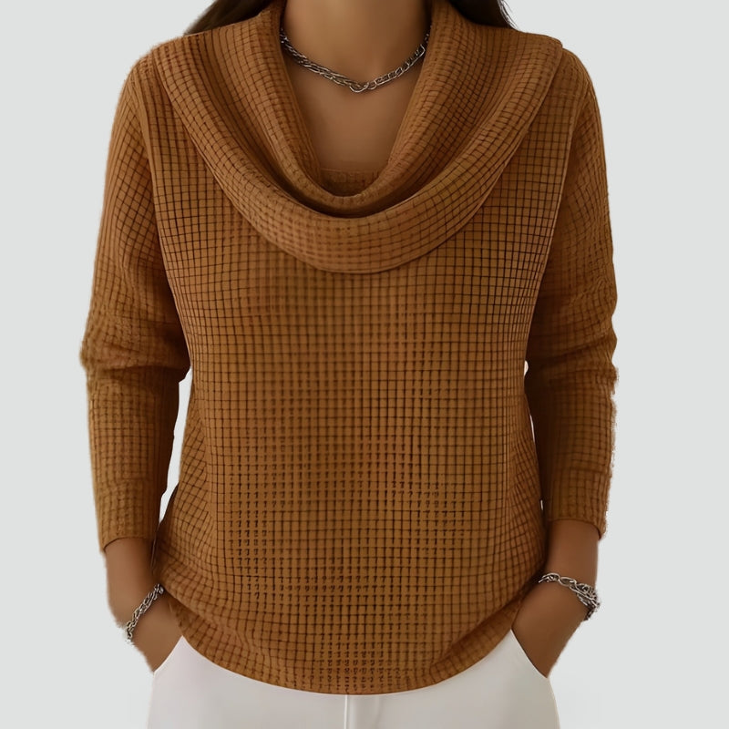 sweter-damski-z-golfem-waffle-w-stylu-ca-3