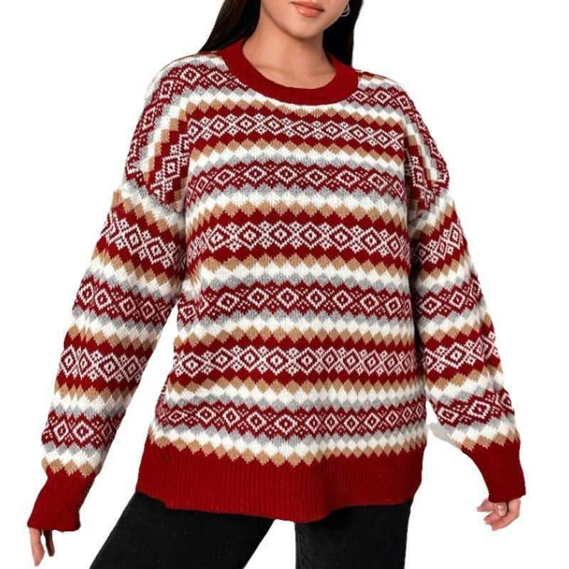 Fair Isle Knit Sweater for Women - View 5