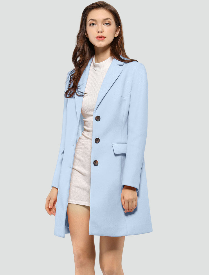 Elegante mantel in blazerstijl voor vrouwen