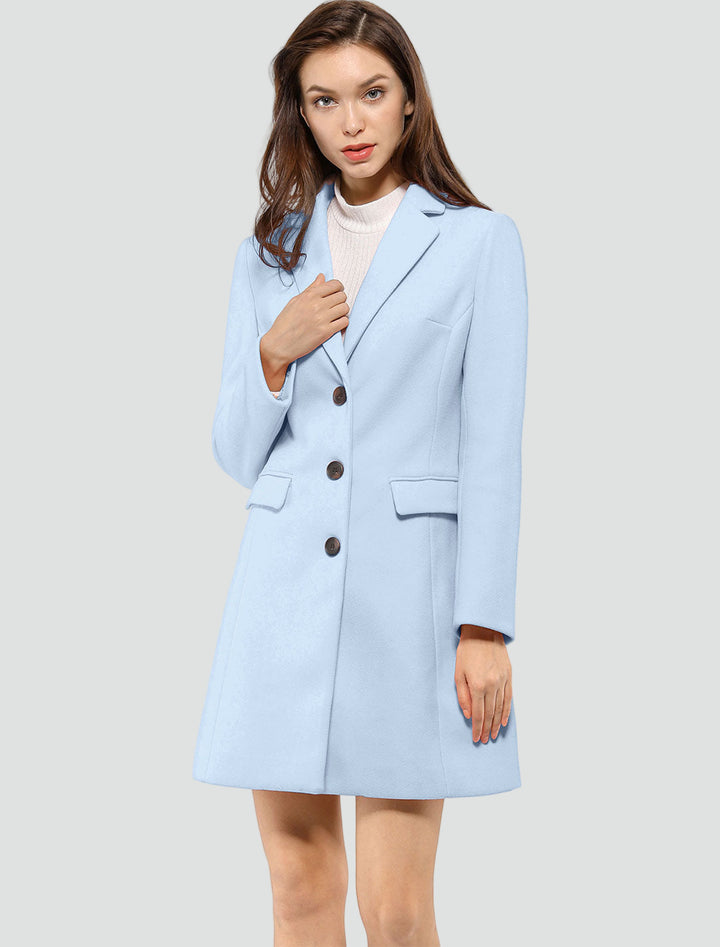 Elegante mantel in blazerstijl voor vrouwen