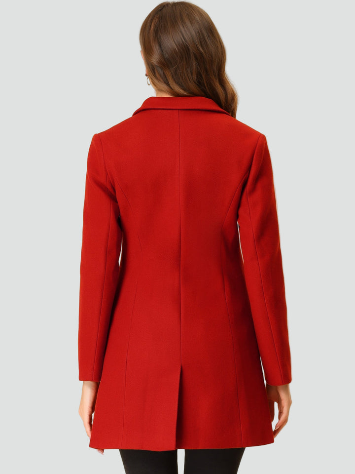 Elegante mantel in blazerstijl voor vrouwen