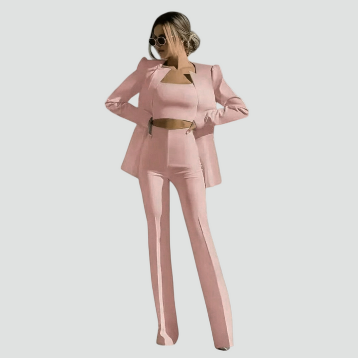 Elegancki garnitur damski blazer pants set